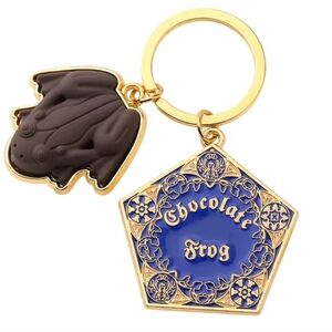 Blue & Gold Chocolate Frog Keychain